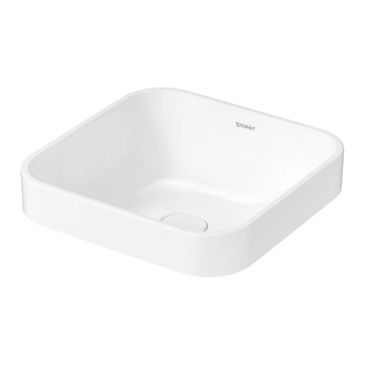 Раковина накладная на столешницу Duravit Happy D.2 Plus 40 х 40 см, белый глянцевый (2359400000) фото 1 Aquada.com.ua