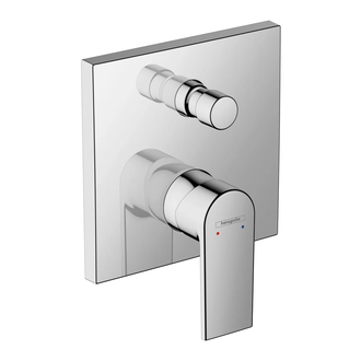 Смеситель для ванны, со встроенной защитной комбинацией Hansgrohe Vernis Shape (цвет - хром) 71469000